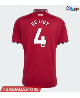 Günstige Manchester United Matthijs de Ligt #4 Heimtrikot 2026-27 Kurzarm